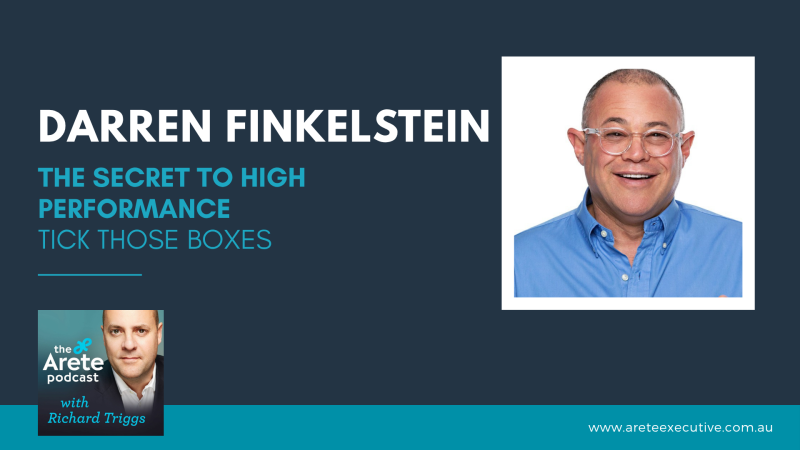 Darren Finkelstein –  International Accountability Coach, Advisor, Mentor and Author/Speaker – Tick Those Boxes